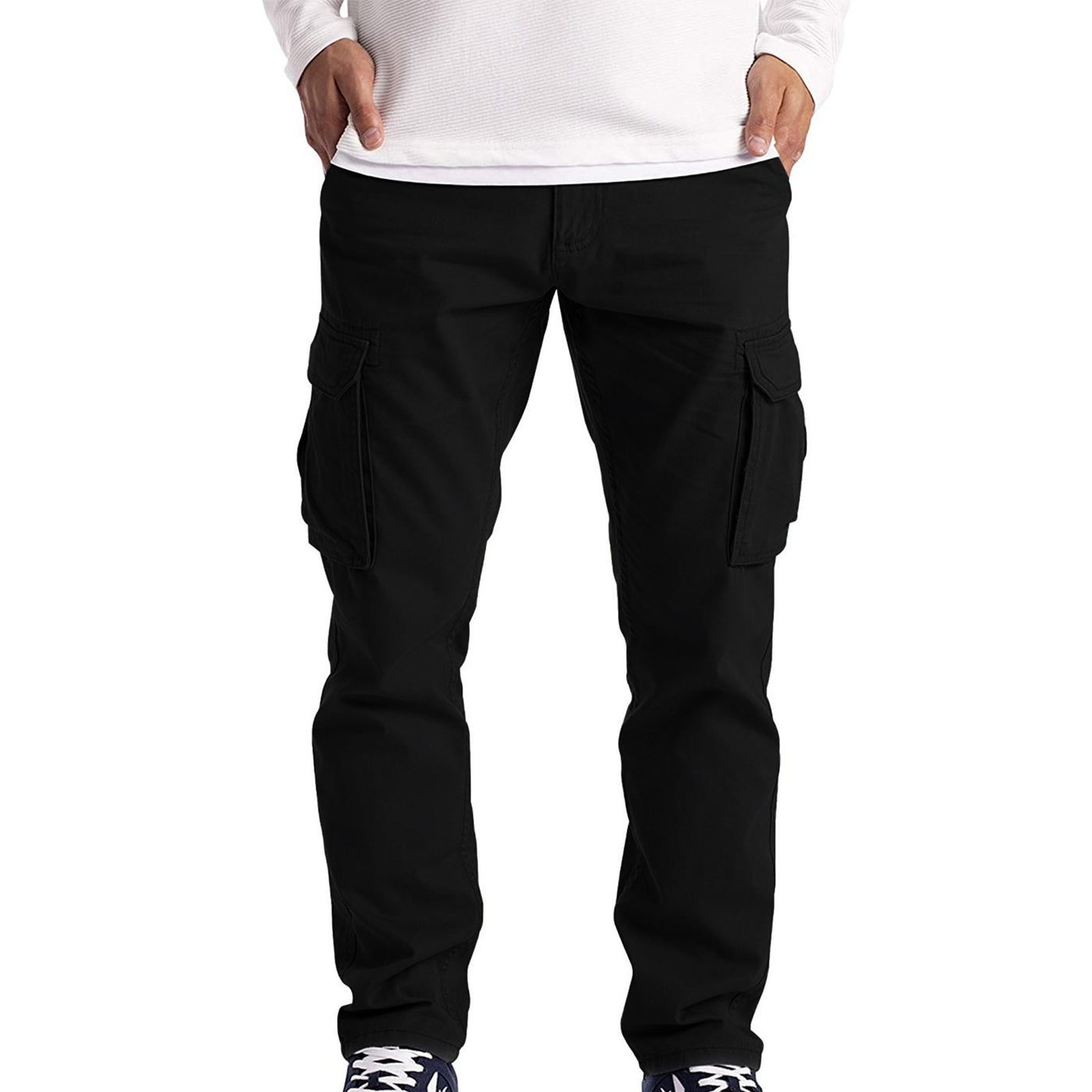 Silk Cotton Cargo Pants